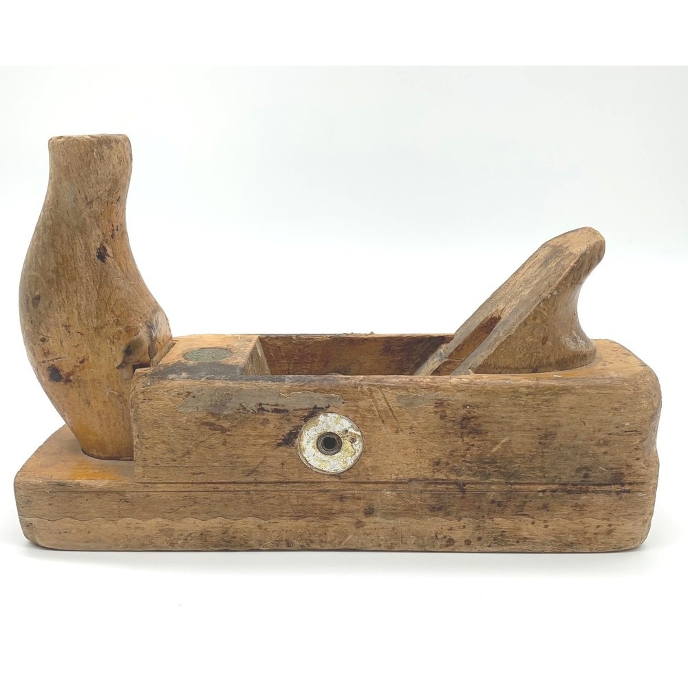 Vintage Ulmia Ott German Wood Horn Plane Putzhobel ~48mm — No Iron
